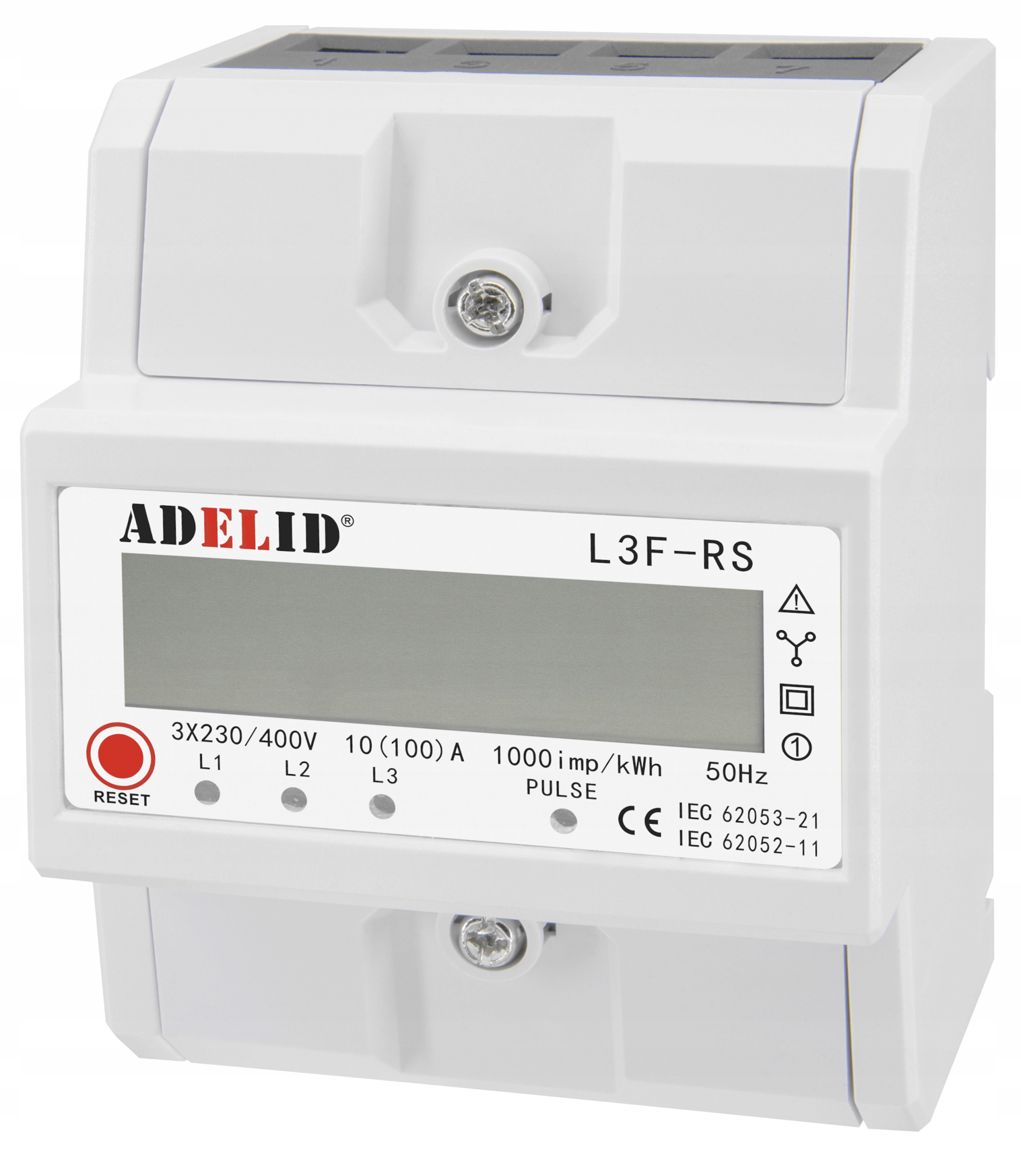 Počítadlo Adelid 400 V IP20 10 A